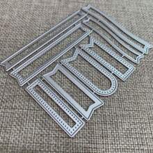 Metal Frame Die Cutting Templates Suitable For DIY Scrapbook Decoration, Handmade Die Cut Mold,Back To School,School Supplies