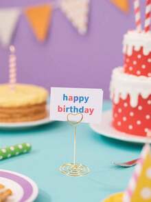 20/10/5 Stücke goldene Tischnummernhalter, Hochzeit Tisch Nummer Ständer, Essenplatzkarten Halter, Mittelstück Dekorationen Fotoclips, Weihnachten