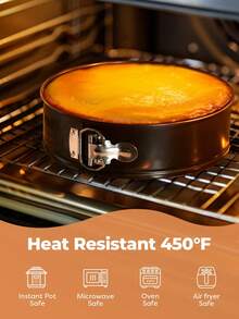 Detachable Round Cake Mold Set (4-11 Inches, Approx. 10.2-28 Cm), Removable For Easy Cleaning, Non-Stick Cheesecake Pan, Round Spring Cake Tin Set, Suitable For Cheesecake, Cheese Cake Baking, Multiple Sizes, Household Essential