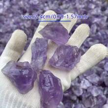 1/4/7pcs Asymmetrical Natural Light Purple Quartz Crystal, Natural Quartz For Healing, Meditation, Positive Energy, Wealth Attraction, Crystal Gifts, Furniture Decor, Desktop Decor, Aquarium Decoration