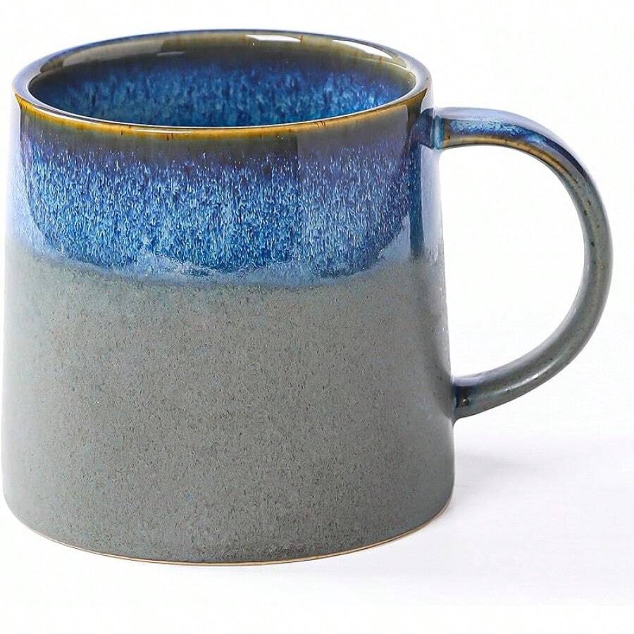 Large Ceramic Coffee Mugs, 20 - And Microwave Safe (Blue Green)-Holidaygift - 藍灰色 - 查看 1