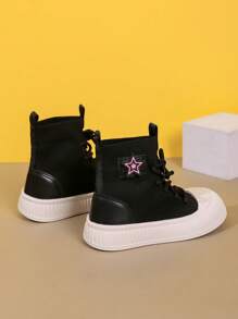 1 Pair Kids Knitted Breathable Flat Chelsea Boots, Short Sock Boots, Soft-Soled Princess Shoes, Fashionable & Versatile For Boys & Girls