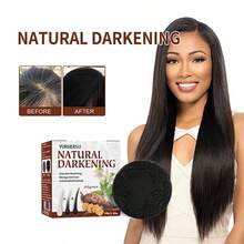 Jabón capilar natural de Polygonum multiflorum (100 g/3,52 oz): champú herbal para limpiar el cabelludo y lucir un cabello saludable. Fórmula botánica suave con espuma refrescante, apto para uso diario. - Negro - Ver 1