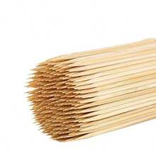 320 件/260 件/180 件一次性竹签，批发用于烧烤、烤肉串、烤鸡肉串、水果串