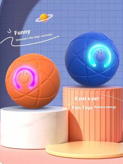 Interactive Dog Ball, Small/Medium Dog Automatic Moving Electric Ball Toy, Ideal Gift For Owners Of Interactive Ball Dogs, Please Observe Product Size Carefully Before Purchase, Hard Plastic Material, May Produce Noise When In Contact With Ground, Which Is Normal