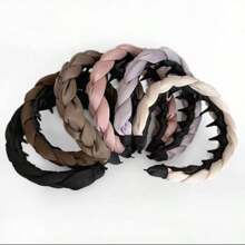 丝缎加厚宽齿梳发带女士，2025新款高端蓬松高冠可翻转头带，女士发带头带，发饰，发箍