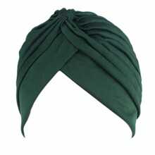 Stretchy Knot Twist Turban Bandanas Women Headscarf Bonnet Muslim Hijab  Hats Female Chemo Cap Adult Solid Color Head Wrap