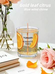 1pc Hand-Poured Jelly Aroma Candle 160g | Dried Flower Scented Candles, 20H Burn Time | Home Decor, Deodorant,Birthday & Holiday Gifts For Women