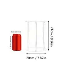 1pc Acrylic Flower Stand, Transparent Column Vase Holder - Geometric Center Decor For Wedding, Tabletop Flower Rack, Outdoor Decoration, Home Gathering, Wedding Party Decor, Silk Flower Arrangement Wedding Stage Decor, Home Floral Stand