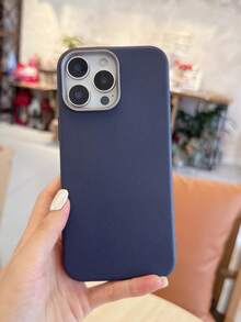 3pcs Luxury Leather Texture Phone Cases, Black, Gray, Brown, Compatible With IPhone 11/12/13/14/15/16 Pro Max/17/17 Pro/17 Pro Max/17 Air, Autumn/Winter - Multicolor - View 7