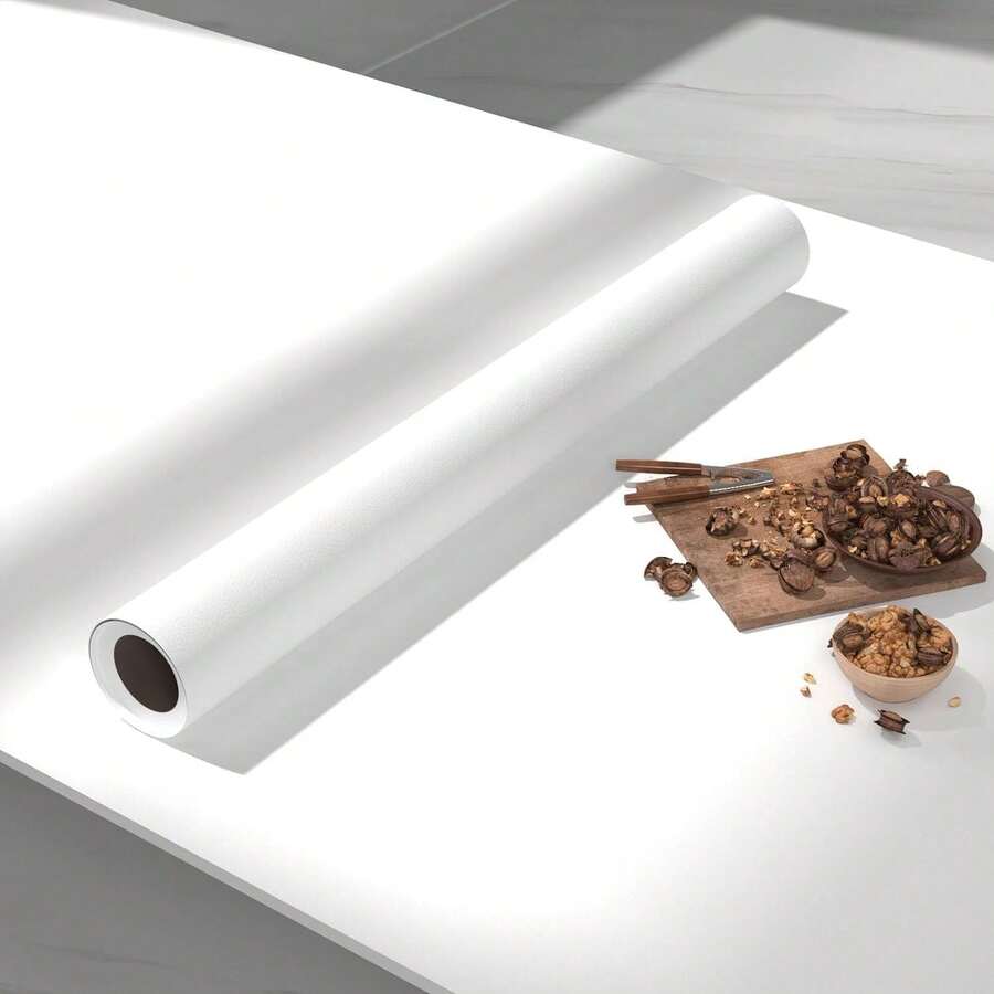 1 Cuộn Giấy Dán Tường Tự Dính Màu Pastel Mờ, Chất Liệu Vinyl, Thích Hợp Cho Phòng Khách, Tường Nhấn Phòng Ngủ, Trang Trí Nhà Cửa, Kệ Sách, Bàn Ăn, Trang Trí Tủ, Cải Tạo Nhà Bếp, Tạo Không Gian Ấm Cúng Cho Ngôi Nhà.