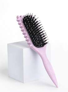 Set de cepillos definidores de rizo - Cepillos desenredantes y suavizantes para cabello rizado, textura suave, anti-frizz, para peinado diario para mujeres