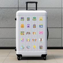 50PCS Sparkling Little Expression Stickers Vinyl Aesthetics Stickers Scrapbooking, Diary, Bumper, Skateboard, Water Bottle, Cartoon, Hard Hat, Car Stickers And Decals - Multicolor - View 8