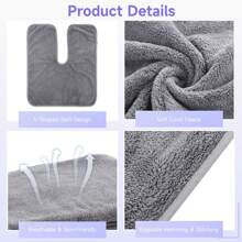 1 pièce Serviette de massage pour soins de la peau de salon de beauté en microfibre. Enveloppement facial personnalisé pour spa à domicile. Serviette d'enveloppement facial ESTHÉTICIENNE (gris foncé). Décoration de salle de bain à la maison, décoration d'automne, retour à l'école pour le salon de beauté et la salle de bain à la maison