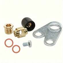 351 件硅胶 O 型圈密封垫圈套装，耐油耐热圆形橡胶组合，适用于汽车、管道和水龙头，10 种尺寸，工业液压、气动和水管密封件，55D 硬度，合成橡胶 - 紅色 - 查看 7