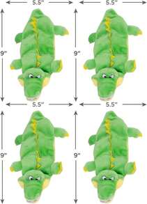 Outward Hound Squeaker Matz Plush Gator Dog Toy, XXL - Bé nhỏ - Xem 5
