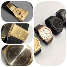 Pallyjane Men's Watch With Pointer Gold Black Silver Watch + Box Ready For Delivery - Multicolor - View 4