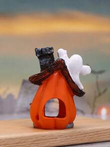 1pc Halloween Haunted House Ghost Resin Decor Ornament For Party Scene Setting - Multicolor - View 2