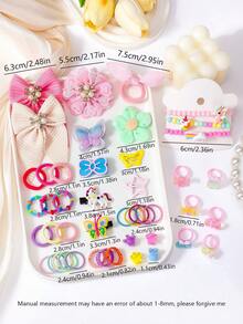 153/858/861/908pcs Pastel Color Hair Accessories Set, Includes Mesh Bow Clips, Rhinestone Bow Clips, Multi-Color Textured Bow Clips, Mesh Rhinestone Bow Clips, Chiffon Flower Clips, Faux Flower Clips, Mesh Bow Scrunchies, Star BB Clips, Mini Claw Clips And Multi-Color Thin Hair Ties, Suitable For Girls And Women For Daily, Party, Travel Use To Create Sweet And Cute Looks