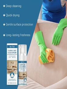 Fabric Sofa Cleaner - Versatile Upholstery, Cushion, Pillow Cleaning Solution For Living Room Sofa, Home Use/Cleaning Fabric Sofa Cleaner, No-Rinse Cleaning Agent, Deep Cleaning, Odor Removal, Effective On Stubborn Stains On Clothes, Bedding, Carpets, Curtains, Sofas, Mattresses