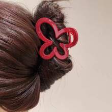 2 件时尚发夹，优雅黑色波尔卡圆点发夹，适合女性 | 强力抓握多功能发夹，适合日常使用和春季活动时尚发饰美容爪夹