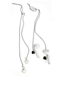 1pc Anti-Lost Earbud Chains, Fashion Accessories Lanyard For Bluetooth Wireless Earphones, Universal - Multicolor - View 3