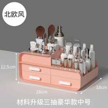 Desktop Makeup Organizer Cosmetic Storage Box Jewelry Nail Polish Drawer Organizer Container Lipstick Sorting Sundries Cases