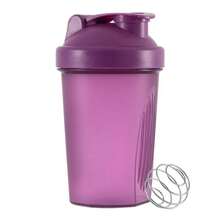 Sports Shaker Bottles Water Cups Whey Protein Powder Mixer Leak Proof Fitness Gym Shaker Outdoor Portable Drink Cup 400ML - 藍色 - 查看 10