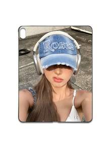 Customized IPad Case, Personalized IPad Case, Unique IPad Case, DIY IPad Case, Black IPad Case Gift, Couple IPad Case, Photo Customization, Image Customization, Pet Photo Customization, Customized Gift