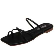 Women Flat Sandals - 金色 - 查看 6