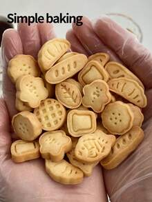 4PCS Mini Food Cookie Cutters Set - Cute Shapes (Gingerbread, Toast, Pineapple Bun, Baguette, Taiyaki, Croissant) For Baking DIY, Homemade Cookies, Pet Treats | Parent-Child Fun Stamp Mold Kit. Back-To-School Season Bento Supplies