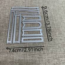 Metal Frame Die Cutting Templates Suitable For DIY Scrapbook Decoration, Handmade Die Cut Mold,Back To School,School Supplies