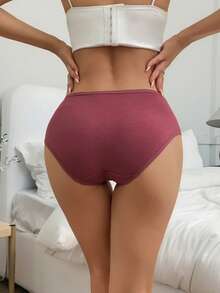 4 pièces/Paquet Culottes bikini sans couture à taille basse avec patchwork en dentelle pour femmes, sous-vêtements de sport confortables avec contrôle du ventre et rehaussement des fesses - Multicolore - Voir 4