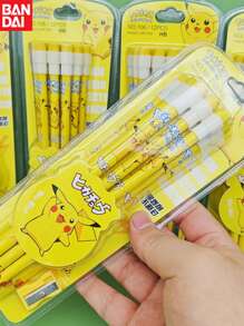 1pc/12pcs Bandai, Stationery, Pencil, Cartoon Pencil, Kawaii Student Stationery, Back To School Stationery, School Supplies, School Office Home Furnishings, Gifts, Perfect Party Gifts&Birthday Surprise Gifts, Ideal For Christmas, Halloween, Thanksgiving Gifts.