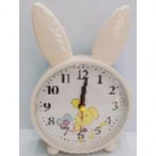 Reloj digital portátil CL022 alarma pantalla grande multifunción viaje tecnología reloj moderno compacto portátil fecha hora diseño minimalista accesorio para dormitorio oficina - Beis - Ver 2