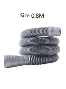 1 Pieza Manguera De Desagüe Universal De Lavadora Semiautomática Y Automática, Tubo De Extensión Engrosado Con Múltiples Conectores, Compatible Con Mangueras De Desagüe De Tambor Giratorio De Lavadora Y Mangueras De Desagüe De Lavavajillas