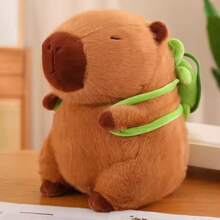 Adorable juguete de capibara con estilo de mochila - Un animal de peluche relleno de poliéster suave. Lindo juguete de capibara, hermoso peluche de animal, adecuado para regalos de niños, regalos de cumpleaños, regalos de Navidad y decoración del hogar.