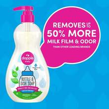 Dapple Baby Bottle Soap, Hypoallergenic Dish Soap For Baby Bottles, Powered By Plants, Travel Size, Fragrance Free, 3 Fl Oz (Pack Of 2) - 3 Fl Oz (Gói 2) - Xem 5