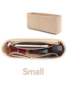 Felt Purse Organizer Insert For GG Marmont Mini Bag Multi-Pocket Handbag Organizer With Zipper Storage Compartments Back To School Supplies - Beige - View 9