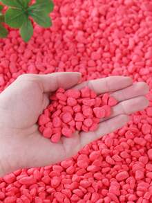 Multicolor Decorative Pebbles - 0.6-0.9 Cm | Artificial Rainbow Stones Suitable For Indoor Plants, Outdoor Landscaping And Holiday Decor (Red, Green, Blue, Yellow, Pink, Mixed Color) - Great For Patio, Potted Plants, Bathroom, Aquarium And Mini Landscape, Holiday Decor | Natural Appearance | Aesthetic, Garden Decoration