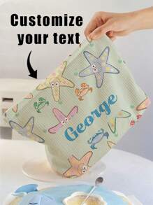 1pc Customized Name Corduroy Toiletry Pouch, Great Choice For Organizing Toiletries For Travel, Can Be Personalized With Your Own Or Others' Names, Suitable For Children & Teenagers As Gift