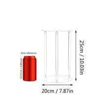 1pc Acrylic Flower Stand, Transparent Column Vase Holder - Geometric Center Decor For Wedding, Tabletop Flower Rack, Outdoor Decoration, Home Gathering, Wedding Party Decor, Silk Flower Arrangement Wedding Stage Decor, Home Floral Stand