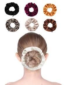 1 件创意新款时尚简约隐形拉链发圈腕带，时尚运动发带发饰，弹力发带，可容纳钥匙、项链、戒指、硬币、耳机等小物件，适合作为送给朋友、情人节、母亲节、纪念品的礼物