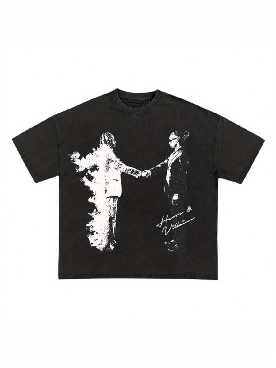 " ""Heroes & Villains"" T-Shirt, Garment Dyed, Music Apparel"