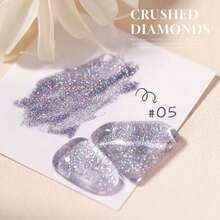 10ml夏季美甲冰透明红白蓝粉色高密度闪光凝胶指甲油2025新款超闪美白流行凝胶美甲沙龙美甲用品 - 彩色 - 查看 21