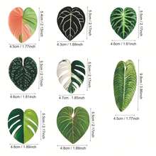 12/10/8/6/4/2/1 Nam châm tủ lạnh hình lá cây nhân tạo, Nam châm trang trí vui nhộn cho nhà bếp và văn phòng, Lý tưởng cho bảng trắng và tủ lạnh, Quà tặng ngày lễ, Quà tặng ngày lễ tình nhân, Quà tặng Giáng sinh - Nhiều màu - Xem 4