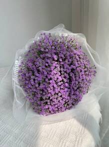 3/10/15/30/40 Piezas de Flores Artificiales de Respiración de Bebé Gypsophila Falsa que ofrecen un toque realista. 28 Cm. Para arreglos florales de bodas, decoraciones de fiestas, cumpleaños, adornos de jardín al aire libre, decoraciones para el Día de la Madre, decoraciones para el Día de San Valentín. Regalo. Decoraciones de graduación.