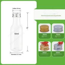 Tarros de plástico transparente con tapas a prueba de fugas - Recipientes reutilizables y herméticos al aire para despensa de cocina, almacenamiento de especias y organización del hogar