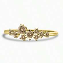 Anel de moissanita feminino em prata esterlina 925 - VVS1, clareza, corte perfeito, design luxuoso e moderno, anel de casamento e noivado - presente ideal para o Dia dos Namorados, Dia das Mães, Ação de Graças, Natal para entes queridos e familiares
