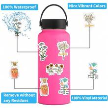 55PCS Fresh And Simple Stickers Vinyl Aesthetics Stickers Scrapbooking, Diary, Bumper, Skateboard, Water Bottle, Cartoon, Hard Hat, Car Stickers And Decals - Multicolor - View 7